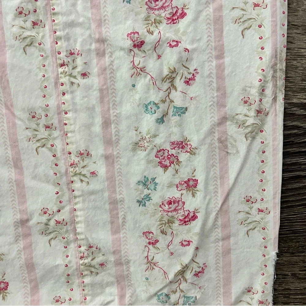 Rachel Ashwell Shabby Chic Vintage Wallpaper Twin Duvet Cover Brown Label Floral